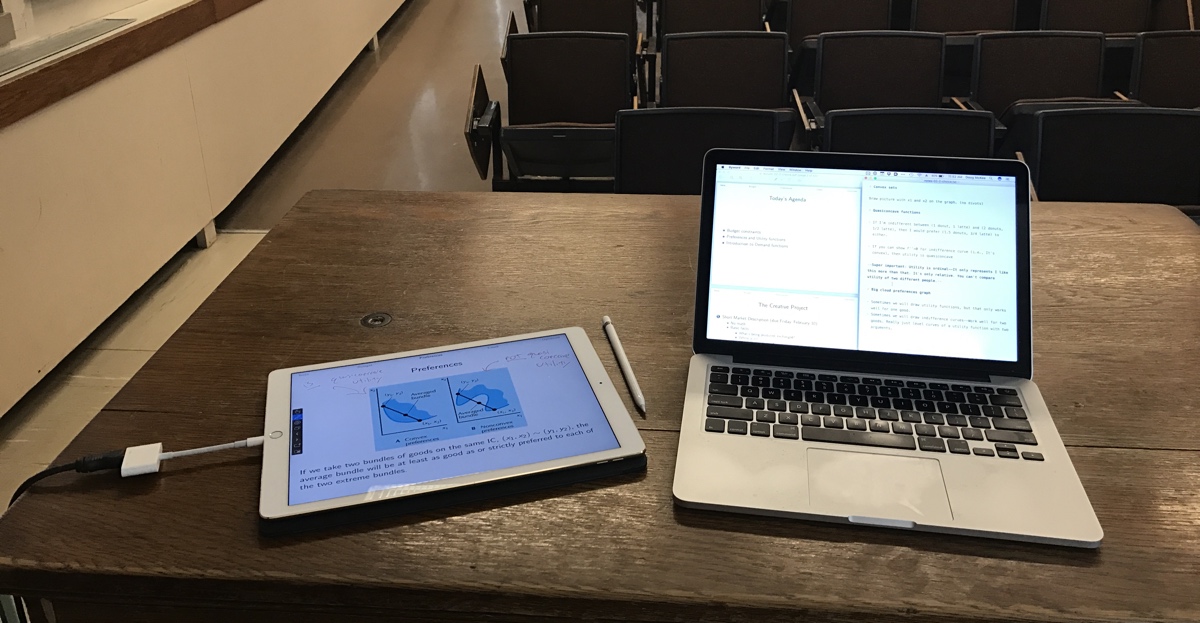 My New Streamlined Lecturing Setup
                               