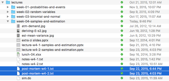 The Post-Lecture Post-Mortem